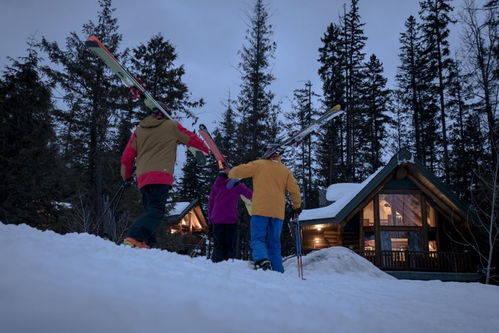 Skiers at Fernie Alpine Resort