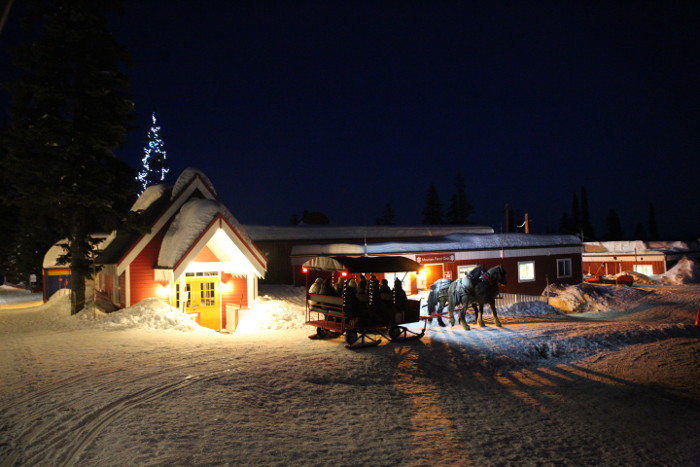 SilverStar night sleigh ride